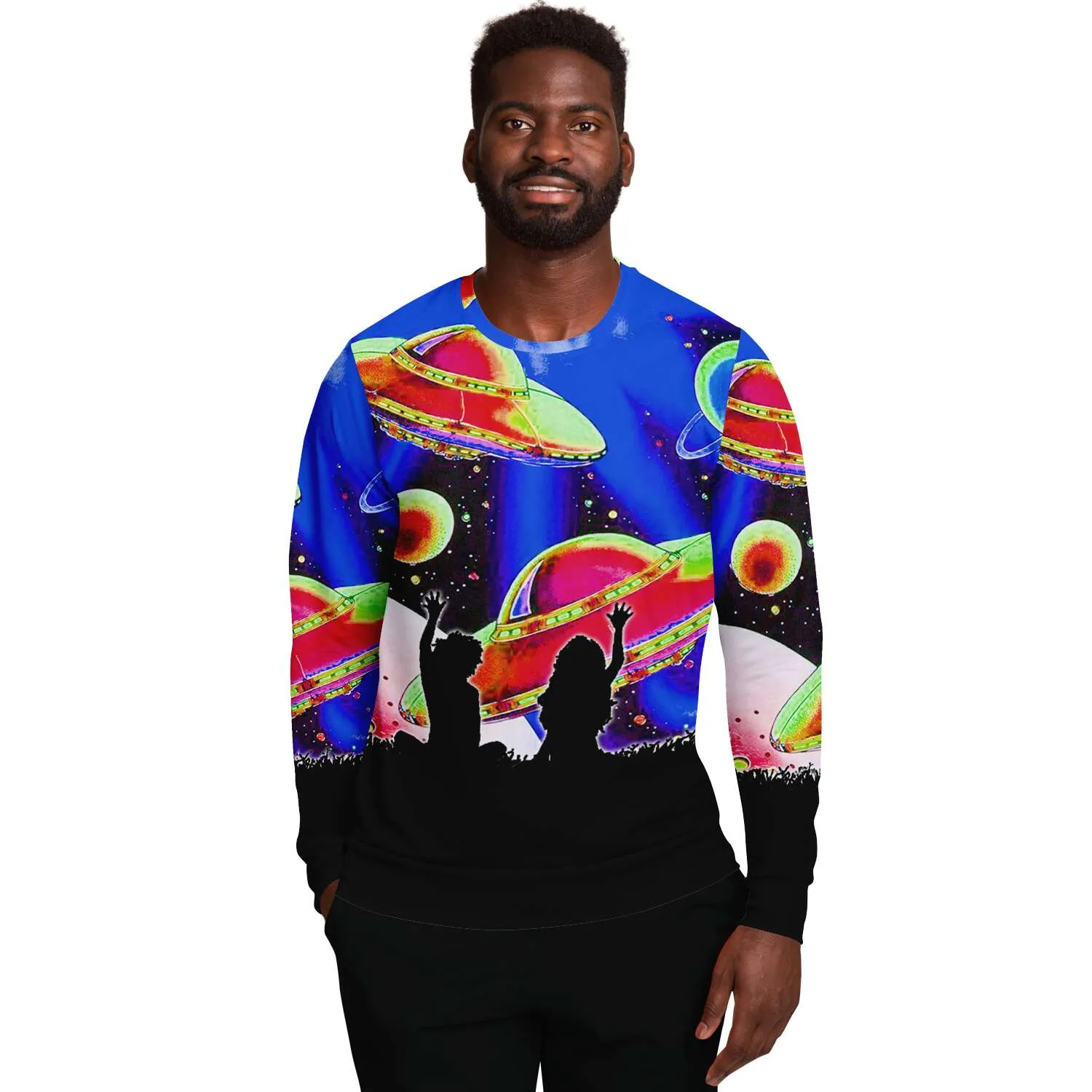 Space Gazer 3D Unisex Sweater