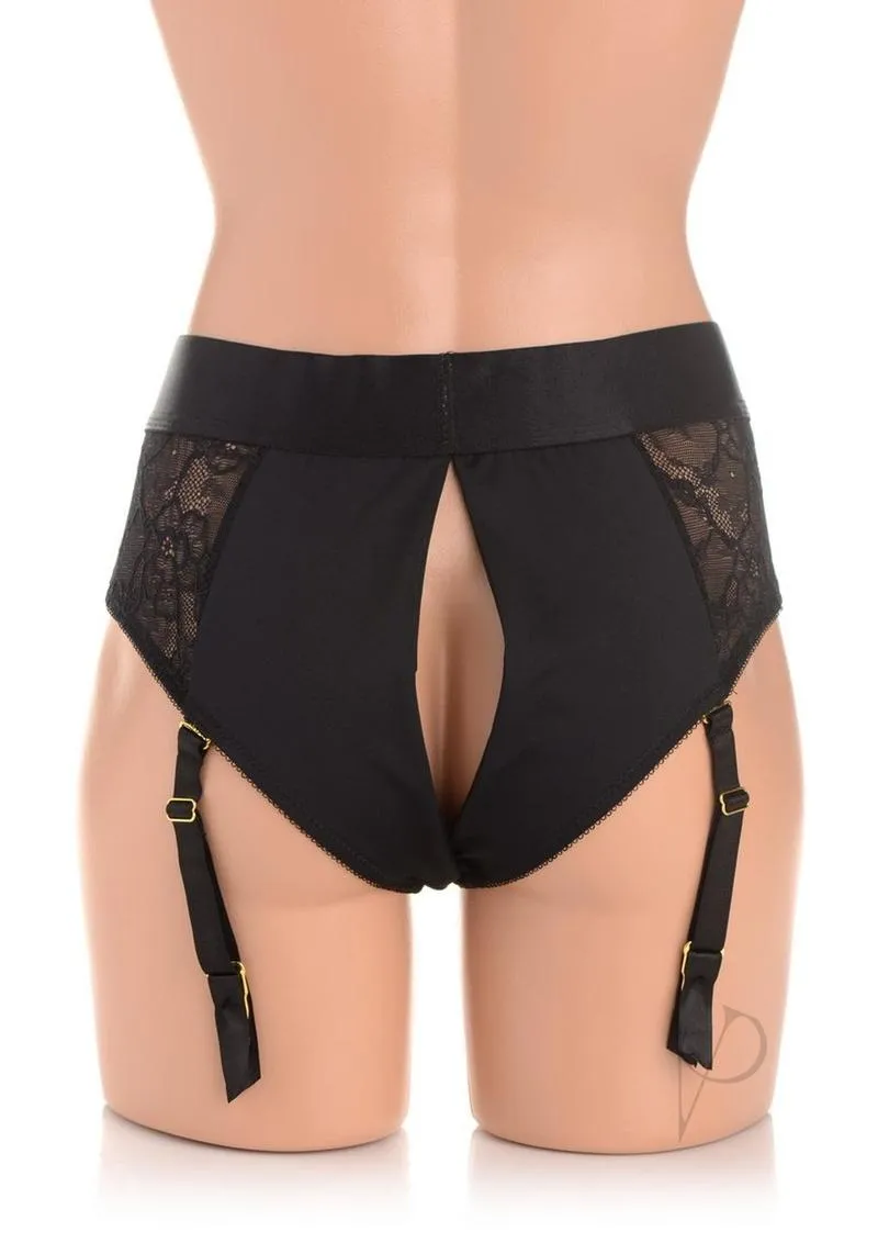 Strap U Lace Seductress 2x/3x Black