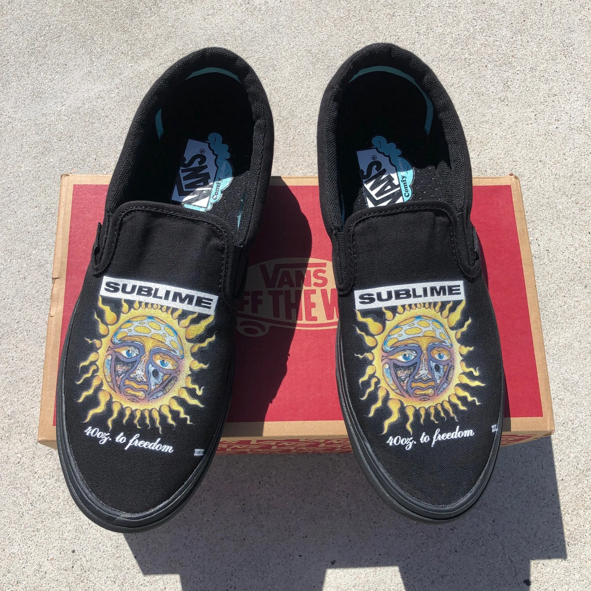 Sublime - All Black Slip Ons