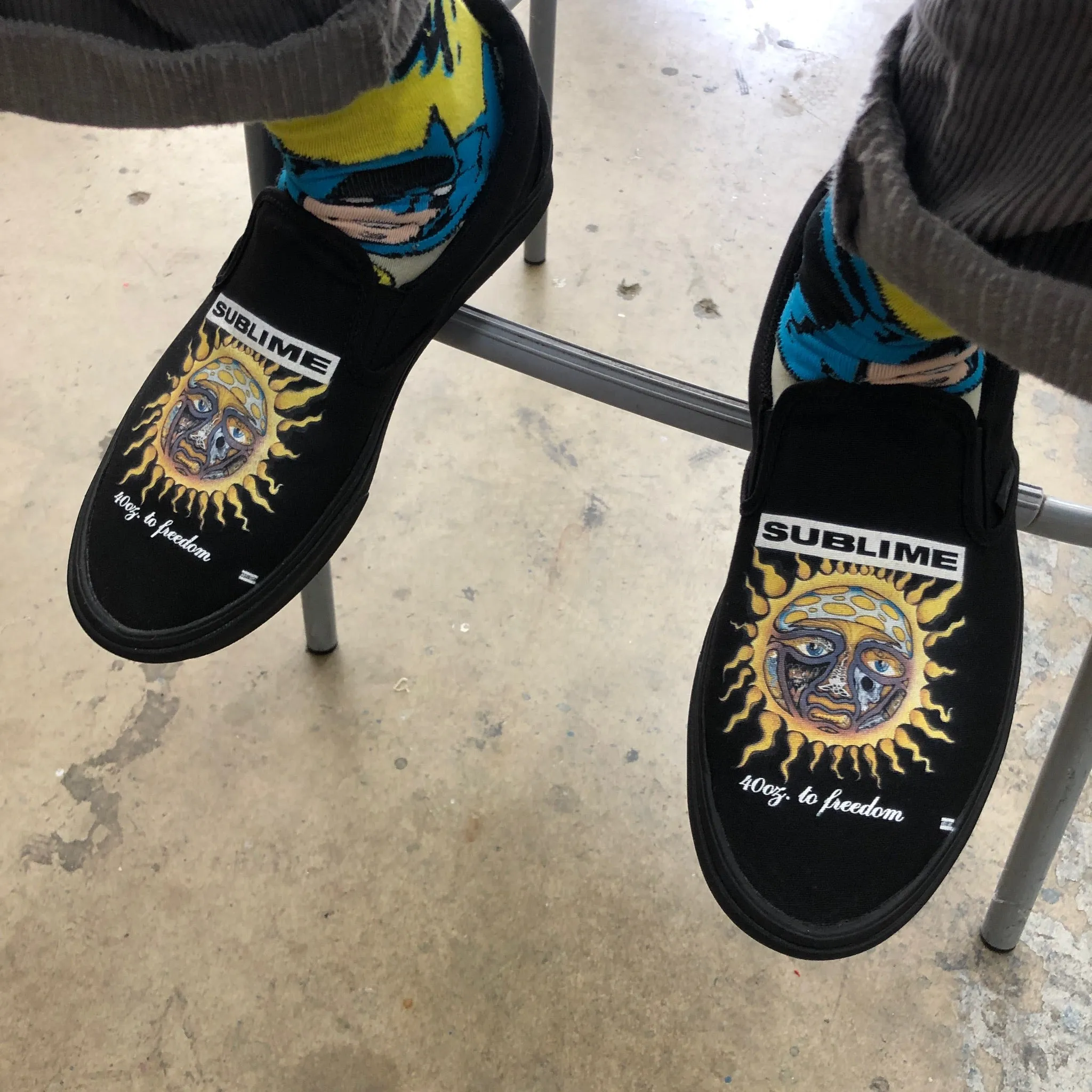 Sublime - All Black Slip Ons