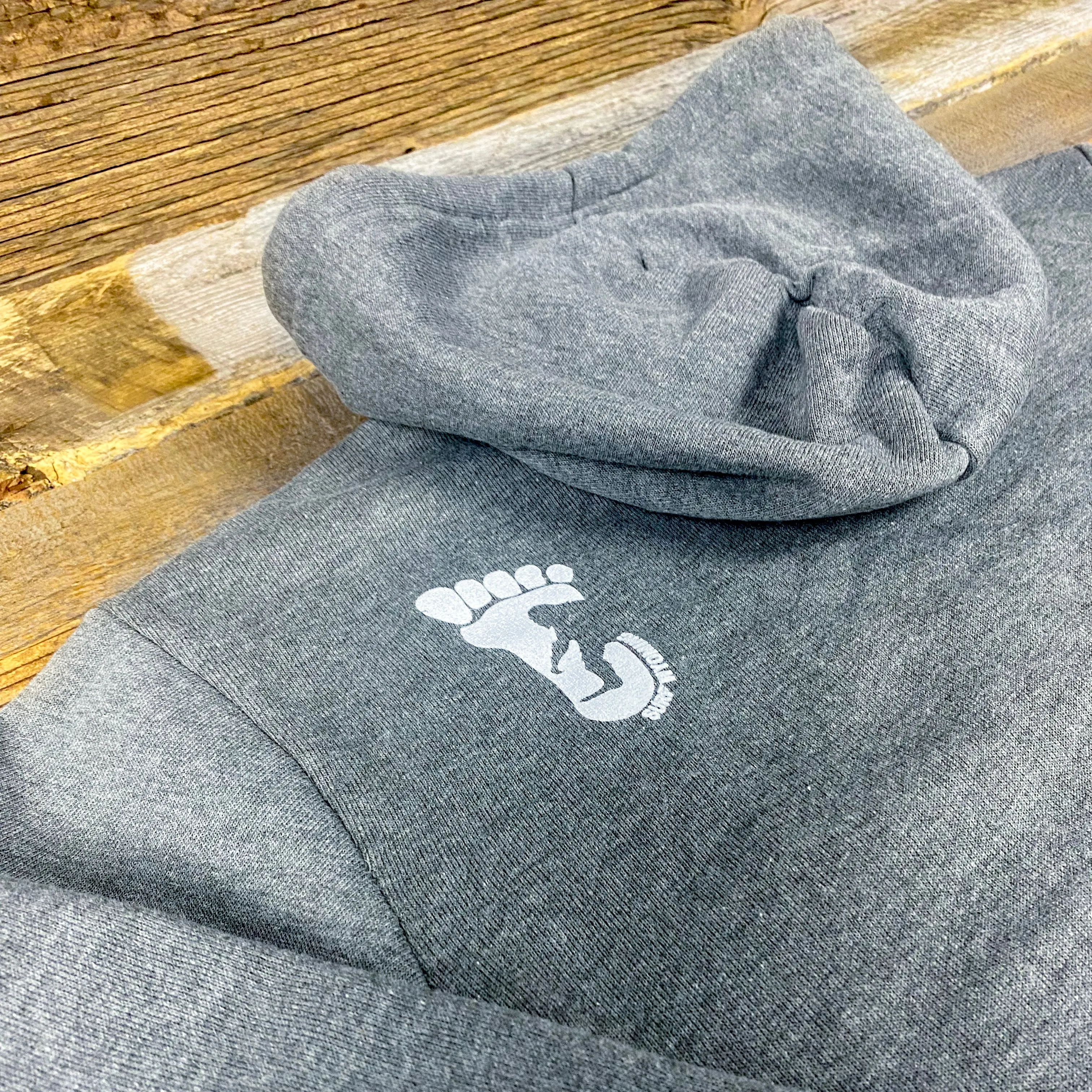 Surf Wyoming® Bigfoot Hoodie - Heather Grey