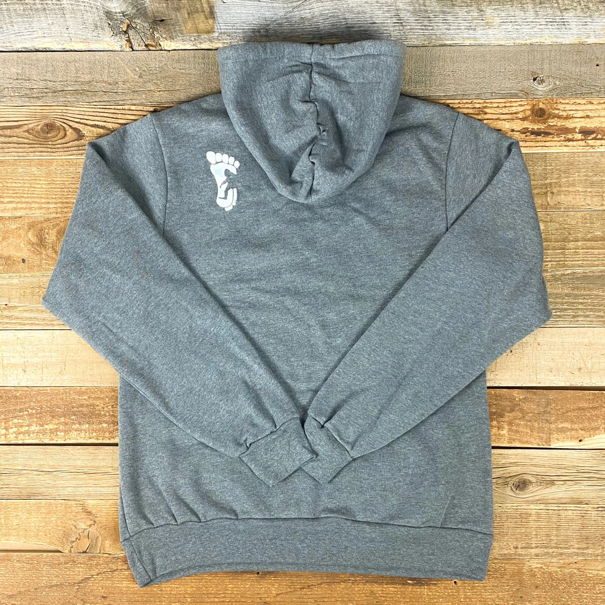 Surf Wyoming® Bigfoot Hoodie - Heather Grey