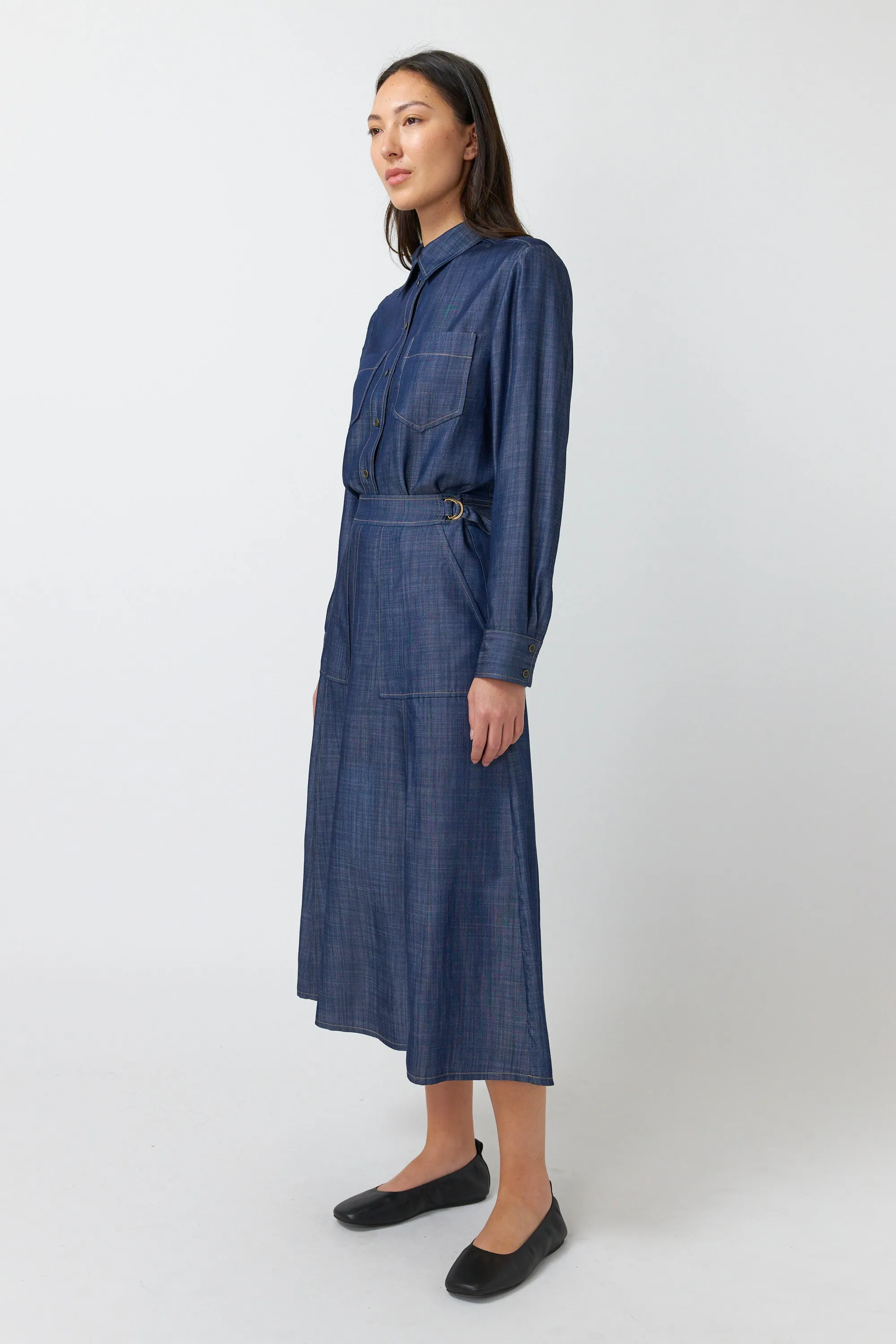 Sylvester Traveller Skirt - Chambray