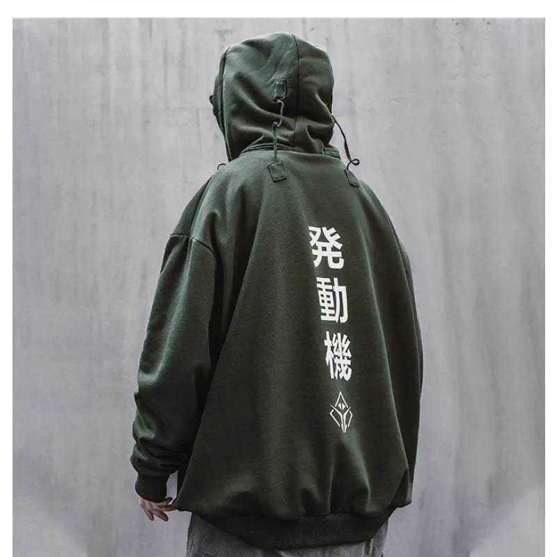 Techwear Double Hood Hoodie