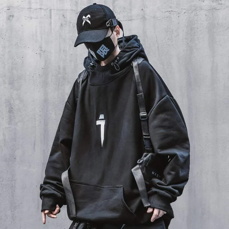 Techwear Double Hood Hoodie