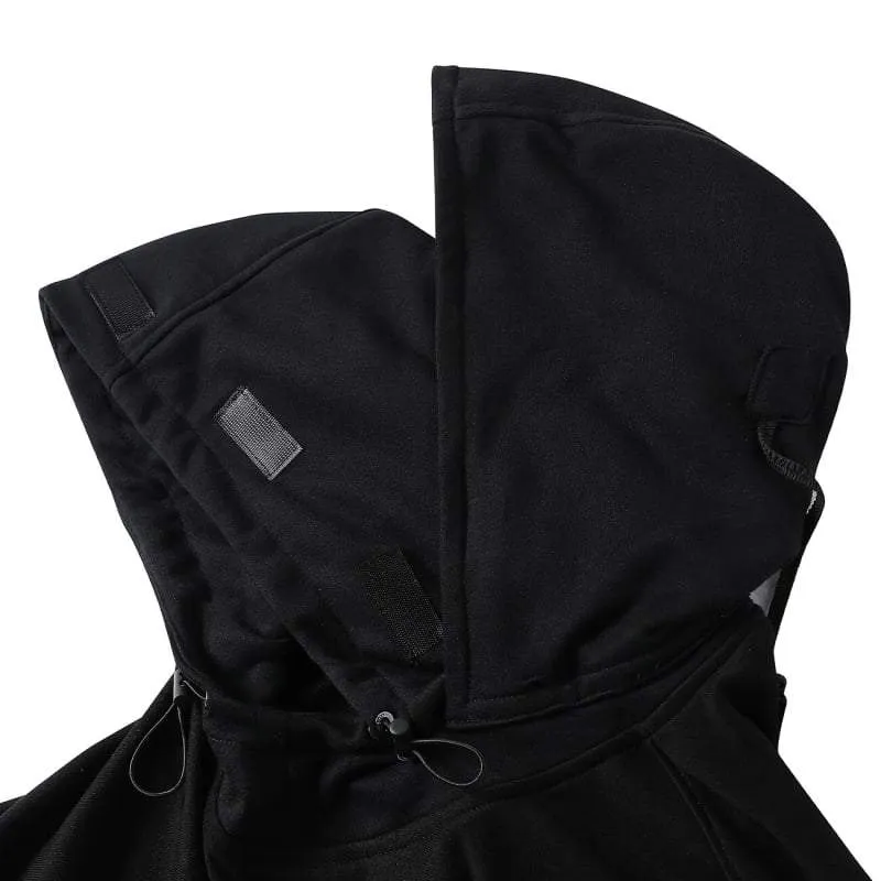 Techwear Double Hood Hoodie