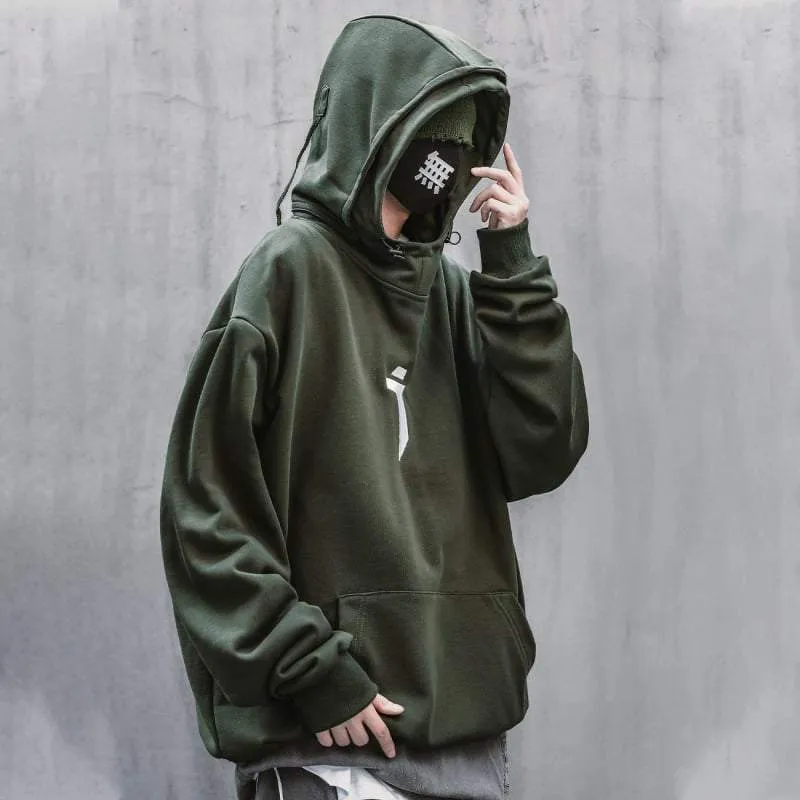 Techwear Double Hood Hoodie