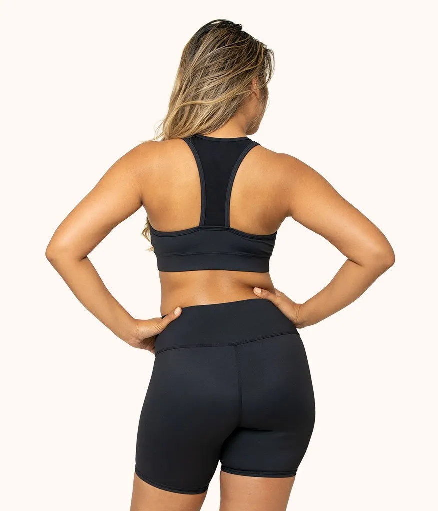 The Active Racerback Bra: Jet Black