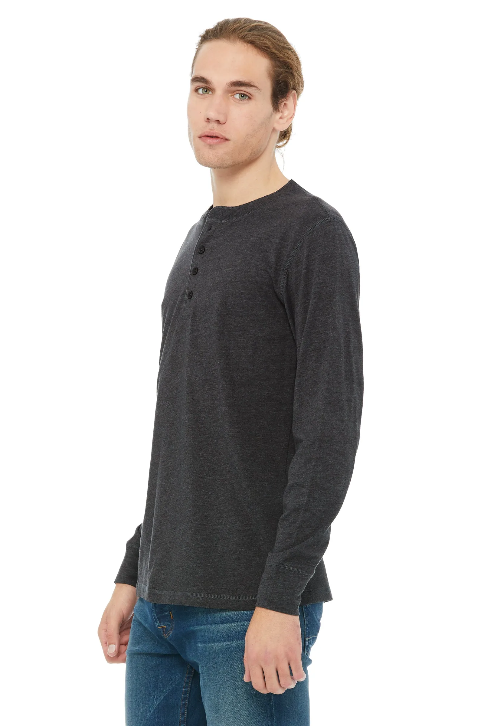 The Essential Long Sleeve Henley Adult