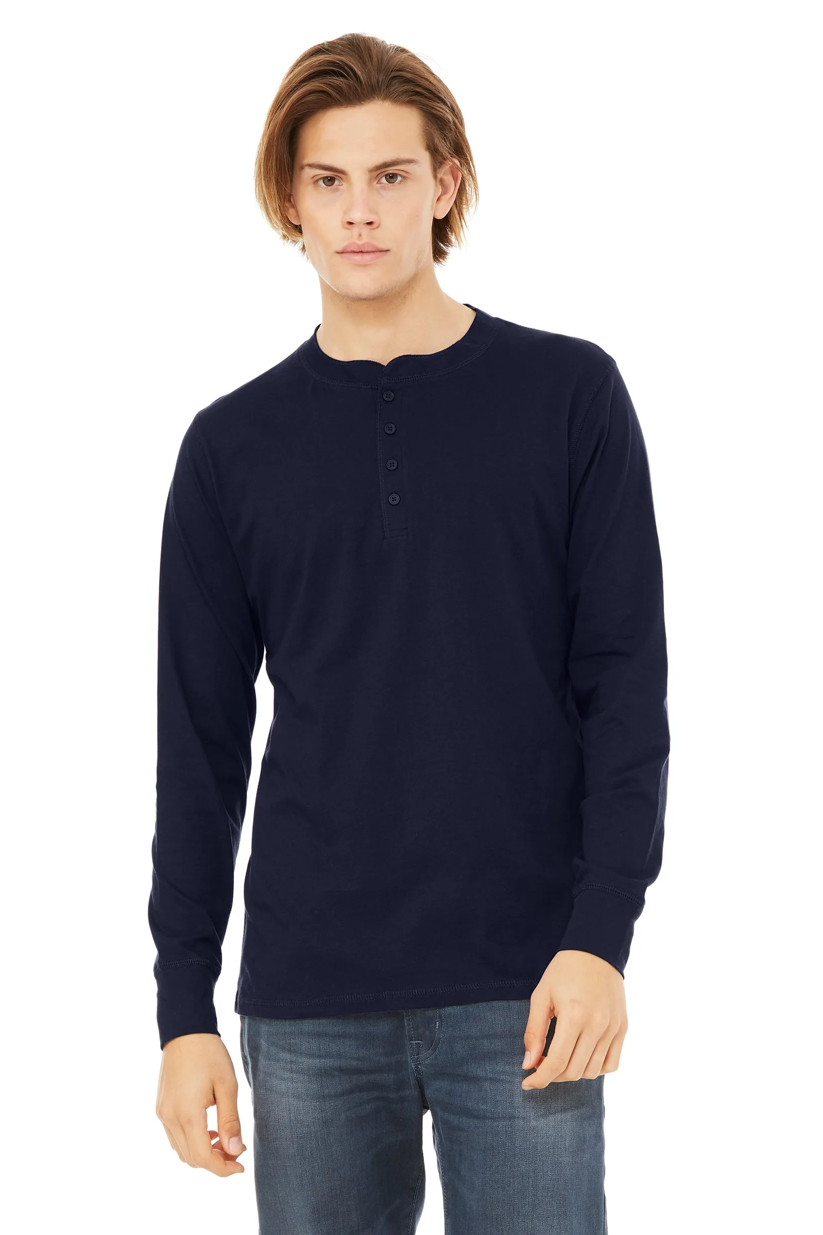 The Essential Long Sleeve Henley Adult