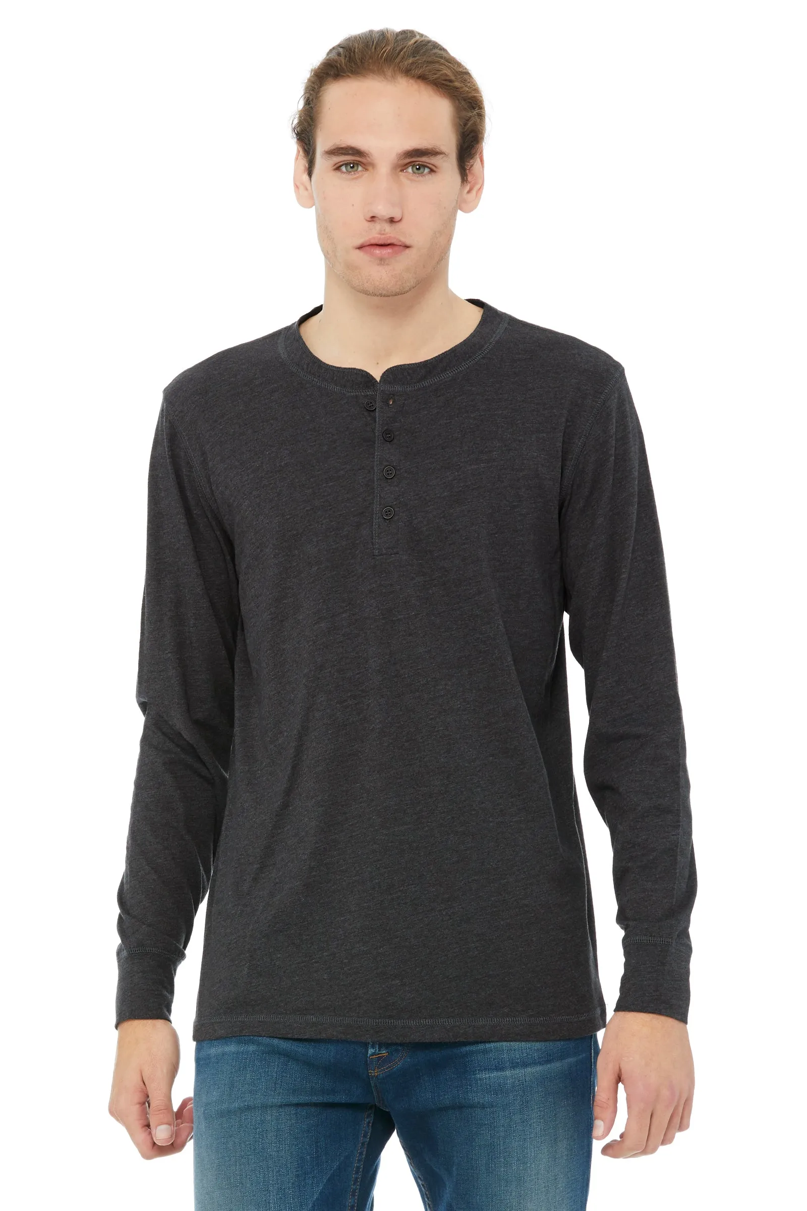 The Essential Long Sleeve Henley Adult