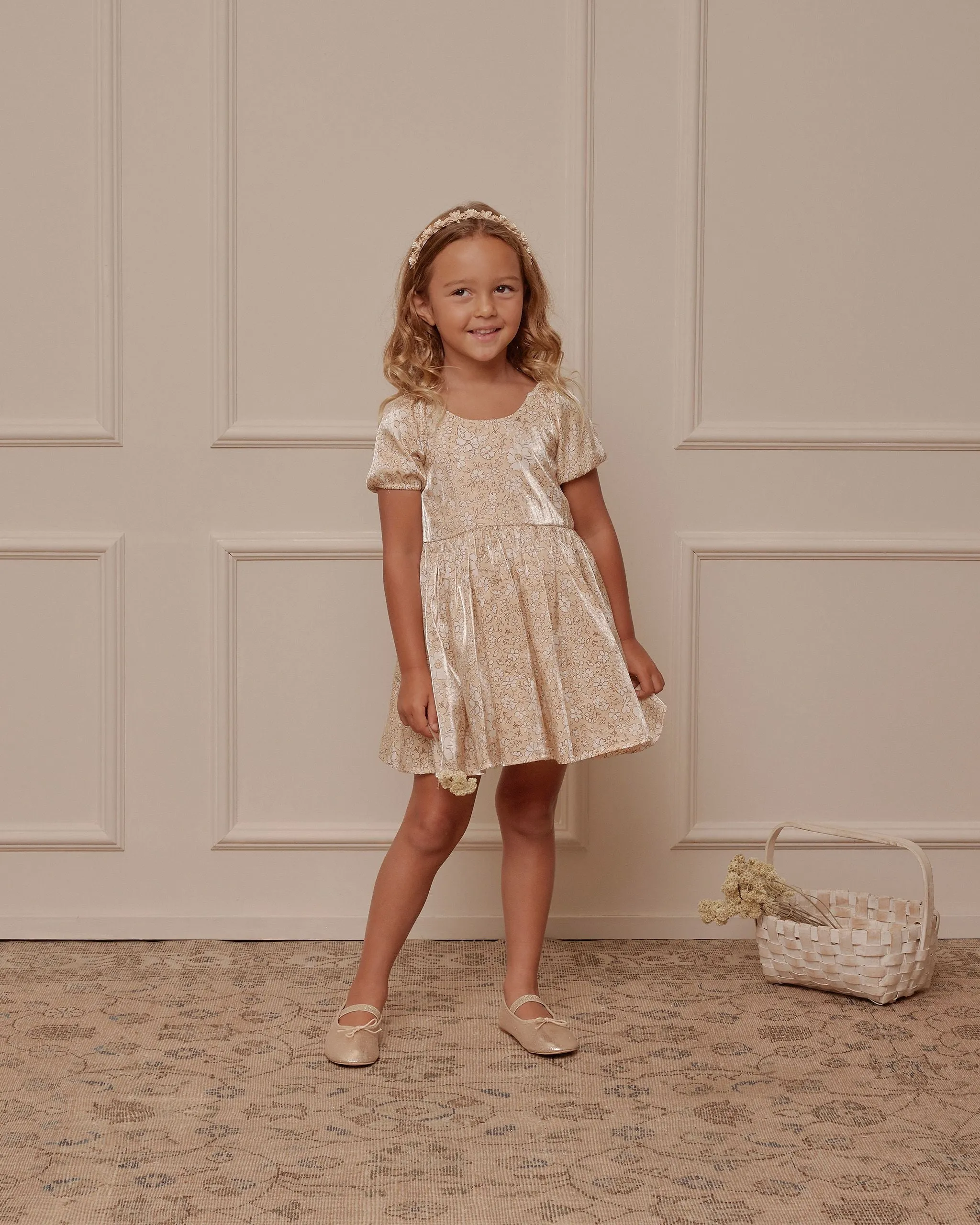 The Luisa Dress by Noralee - Antique Floral - BABY