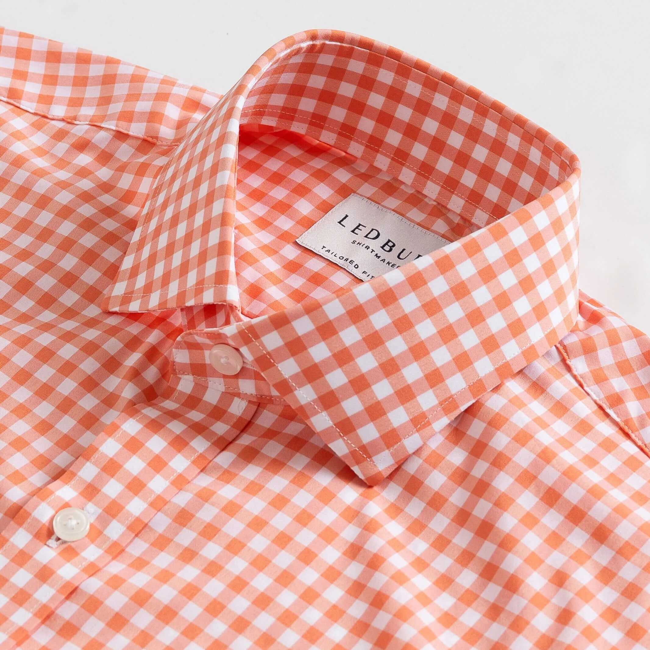 The Orange Arden Stretch Gingham Dress Shirt