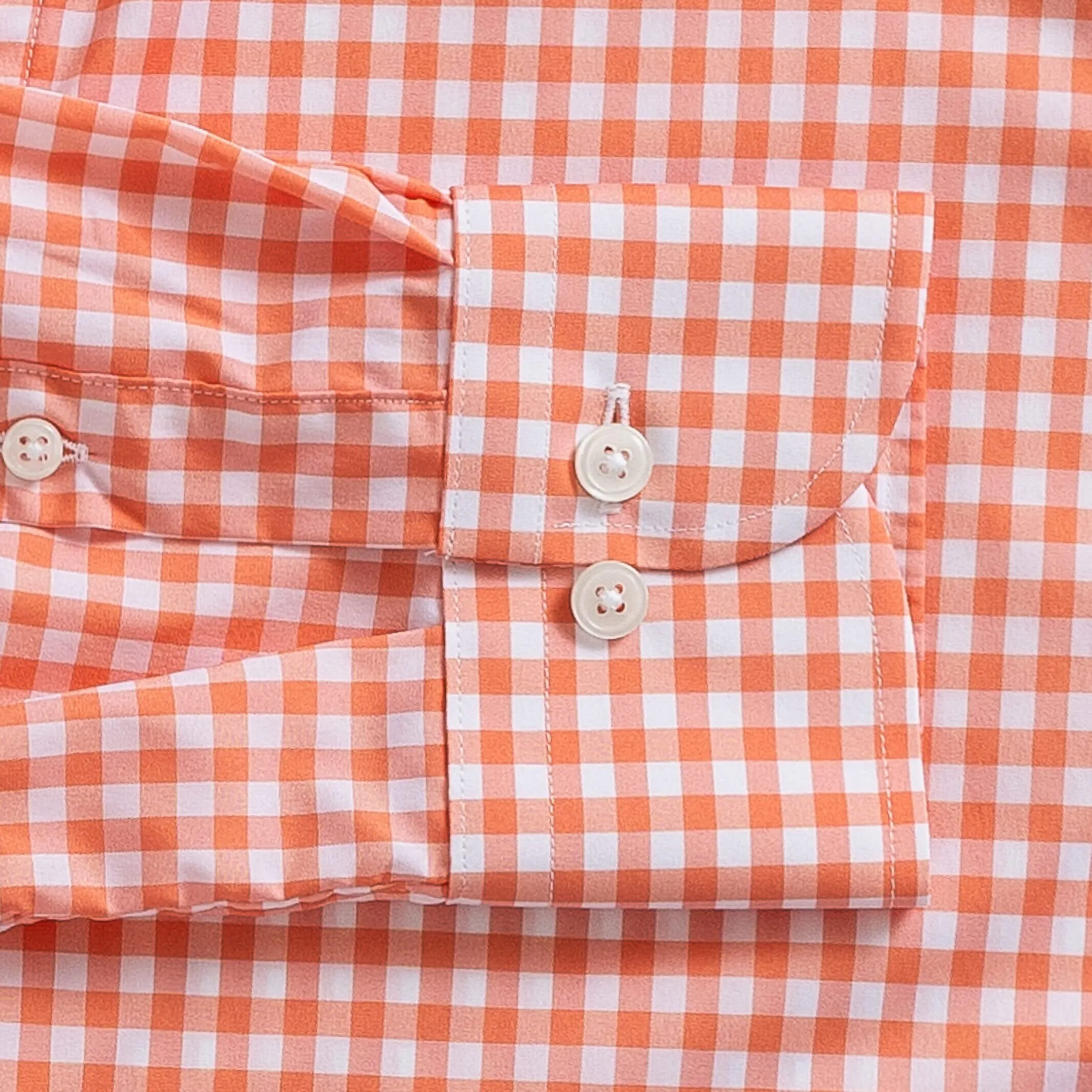 The Orange Arden Stretch Gingham Dress Shirt