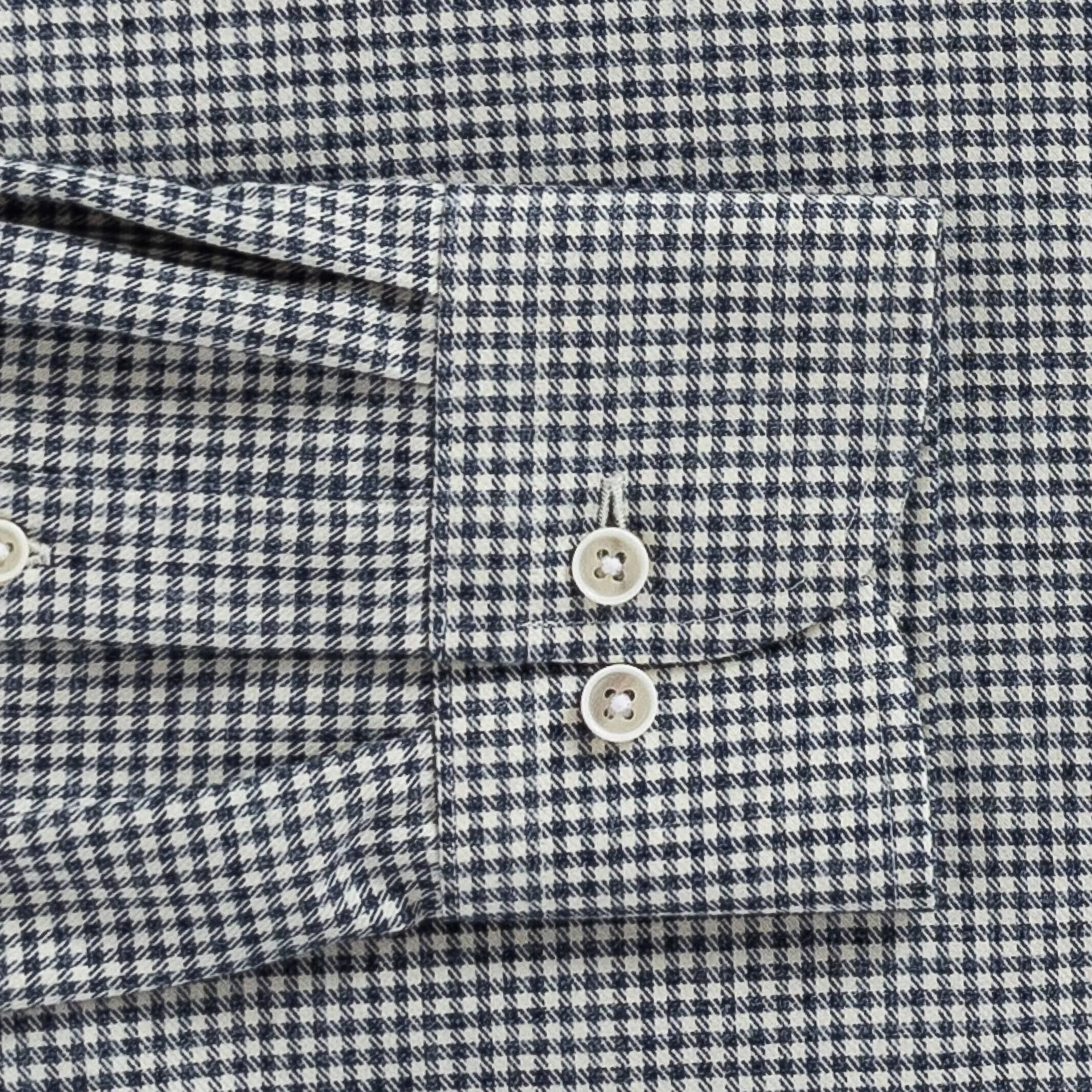 The Vintage Navy Berkshire Gingham Casual Shirt