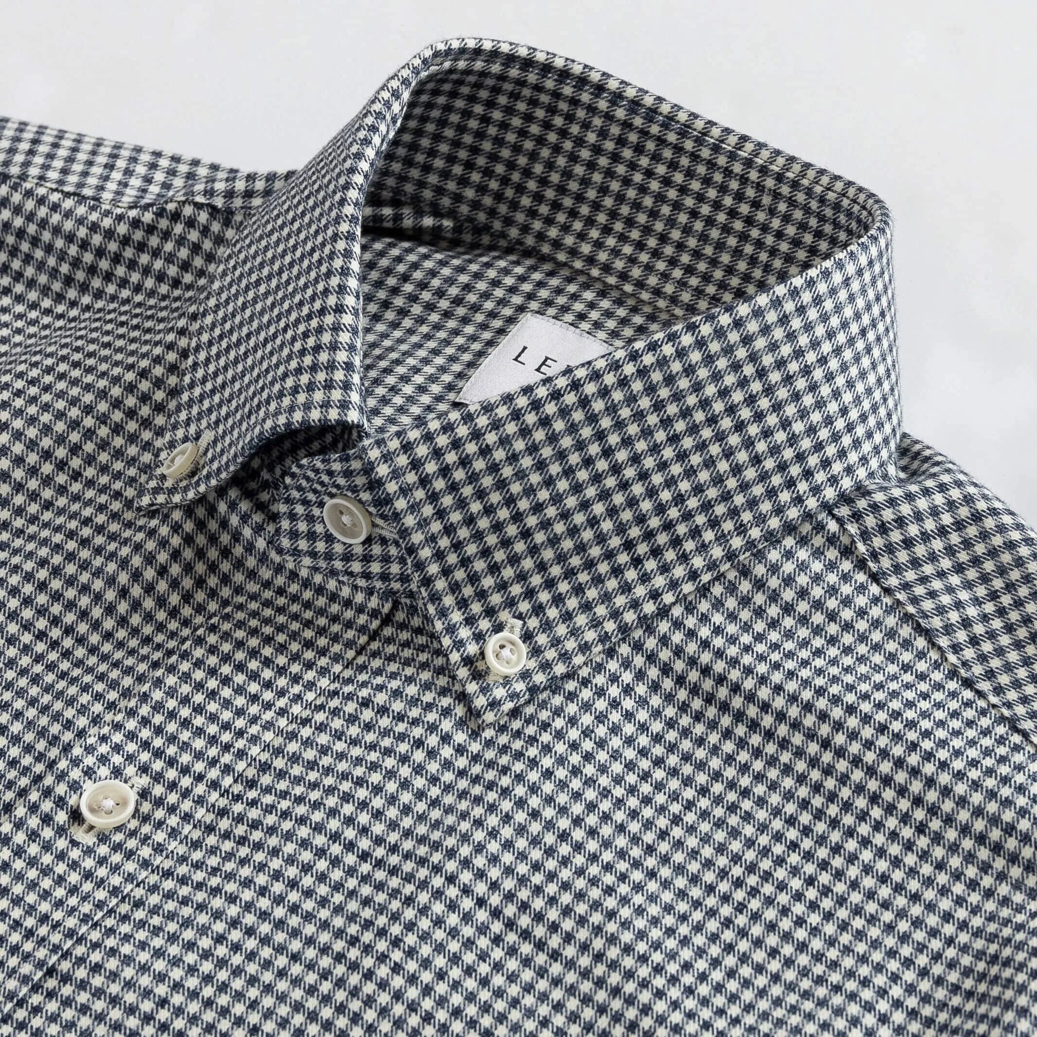 The Vintage Navy Berkshire Gingham Casual Shirt