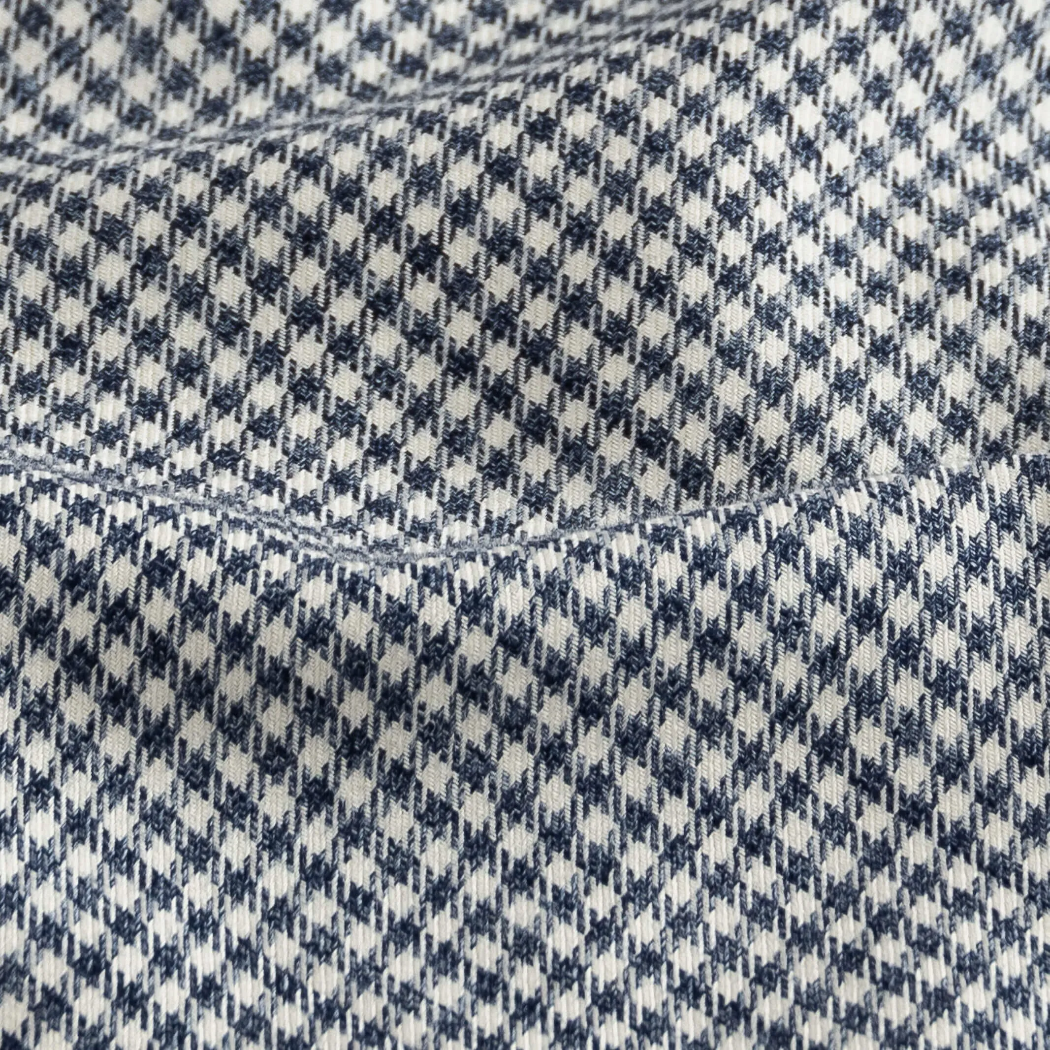 The Vintage Navy Berkshire Gingham Casual Shirt