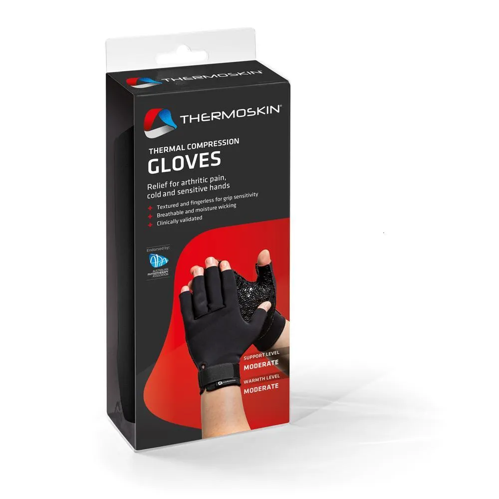 Thermoskin Arthritis Gloves Black - Pair