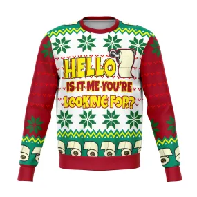 Tissue Hello Ugly Christmas Sweater