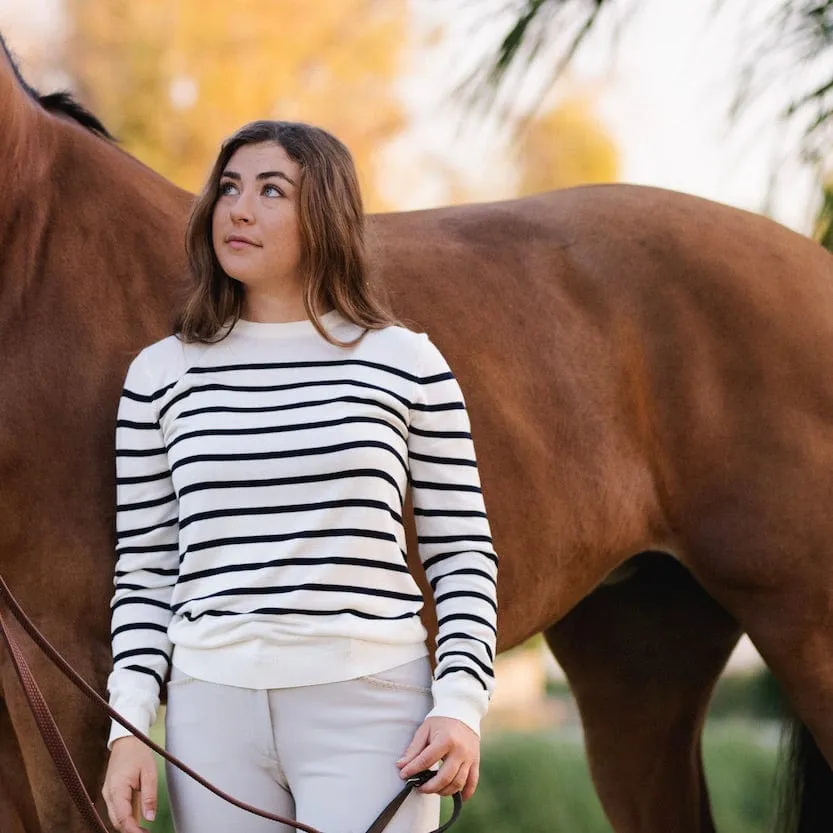 TKEQ- Sweater Essential Stripe Crewneck