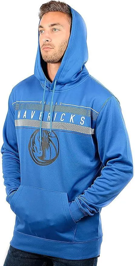 Ultra Game NBA Official Men’s Super Soft Midtown Hoodie Pullover Sweatshirt - Unisex, Dallas Mavericks|Dallas Mavericks