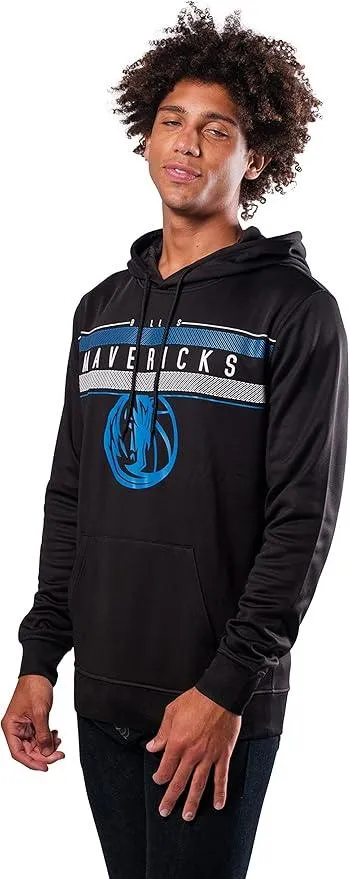 Ultra Game NBA Official Men’s Super Soft Midtown Hoodie Pullover Sweatshirt - Unisex, Dallas Mavericks|Dallas Mavericks