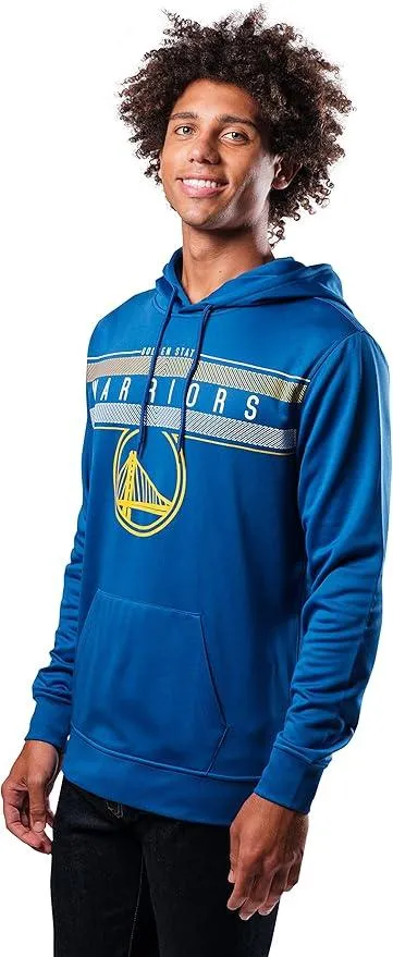 Ultra Game NBA Official Men’s Super Soft Midtown Hoodie Pullover Sweatshirt - Unisex, Golden State Warriors|Golden State Warriors