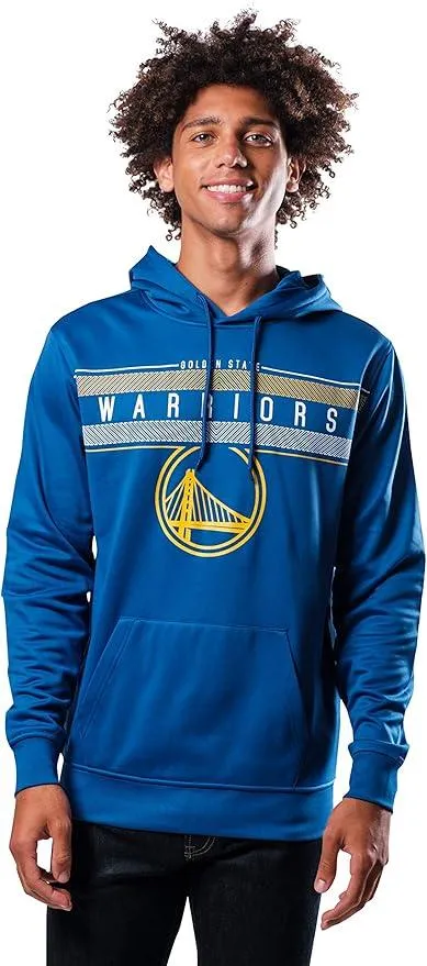 Ultra Game NBA Official Men’s Super Soft Midtown Hoodie Pullover Sweatshirt - Unisex, Golden State Warriors|Golden State Warriors