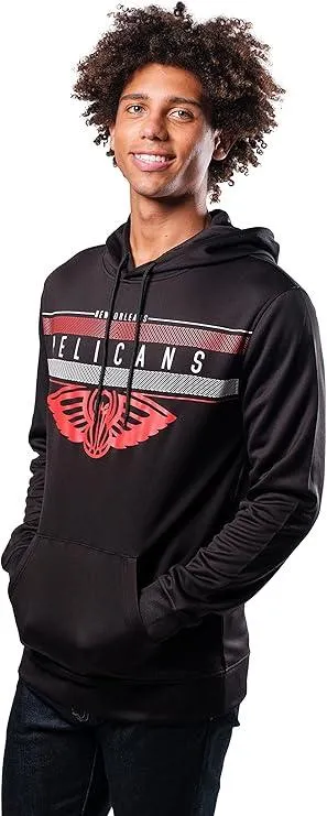 Ultra Game NBA Official Men’s Super Soft Midtown Hoodie Pullover Sweatshirt - Unisex, New Orleans Pelicans|New Orleans Pelicans