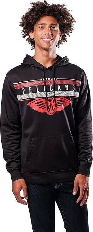 Ultra Game NBA Official Men’s Super Soft Midtown Hoodie Pullover Sweatshirt - Unisex, New Orleans Pelicans|New Orleans Pelicans