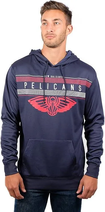 Ultra Game NBA Official Men’s Super Soft Midtown Hoodie Pullover Sweatshirt - Unisex, New Orleans Pelicans|New Orleans Pelicans