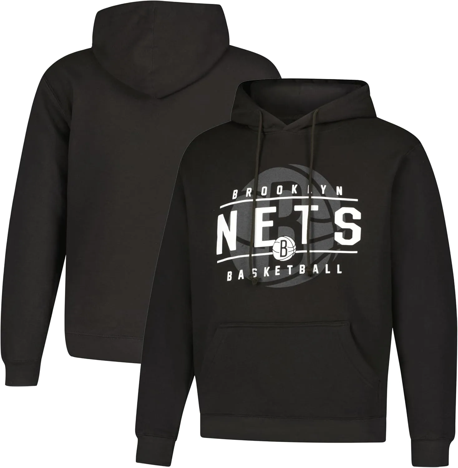 Ultra Game NBA Official Youth Standard Super Soft Get Right Hoodie Sweatshirt, Brooklyn Nets, Black|Brooklyn Nets