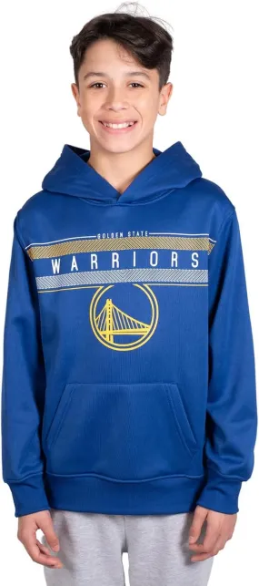 Ultra Game NBA Official Youth  Super Soft Showtime Pullover Hoodie Sweatshirt, Golden State Warriors, Team Color|Golden State Warriors