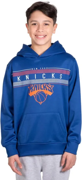 Ultra Game NBA Official Youth  Super Soft Showtime Pullover Hoodie Sweatshirt, New York Knicks, Team Color|New York Knicks