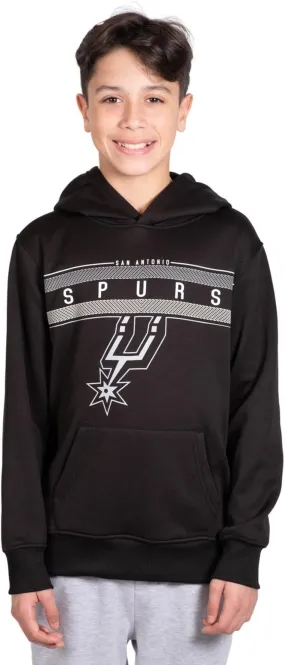 Ultra Game NBA Official Youth  Super Soft Showtime Pullover Hoodie Sweatshirt, San Antonio Spurs, Team Color|San Antonio Spurs