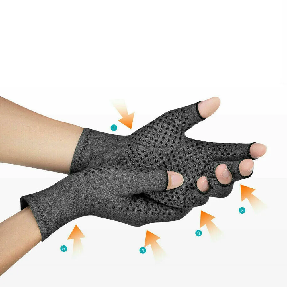 US 2-4 Pairs Arthritis Compression Glove for Men Women Support Joint Pain Relief