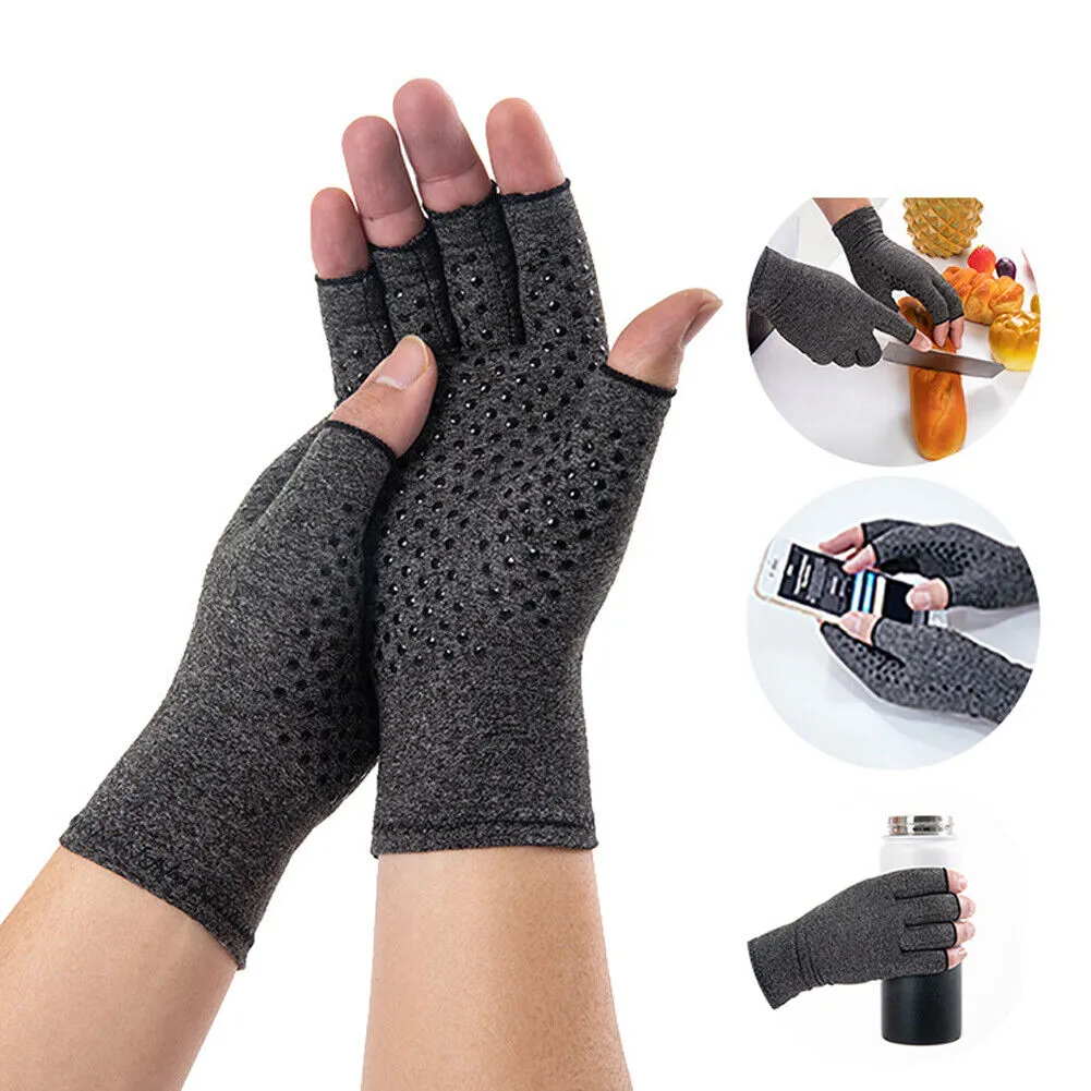 US 2-4 Pairs Arthritis Compression Glove for Men Women Support Joint Pain Relief