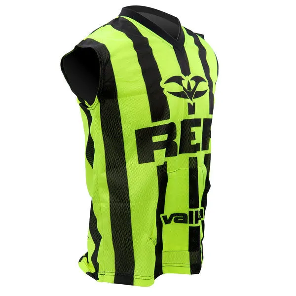 Valken Sleeveless Referee Jersey - Neon Green / Black