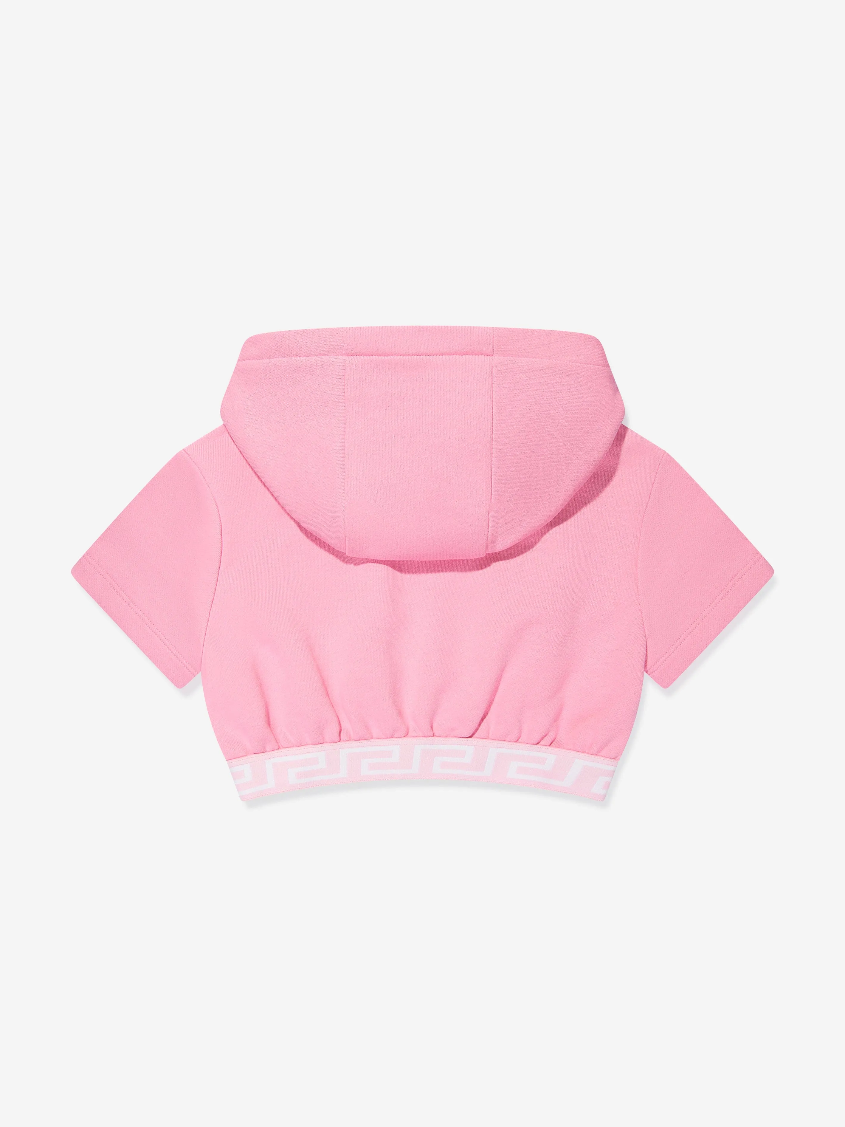 Versace Girls Logo Hoodie in Pink