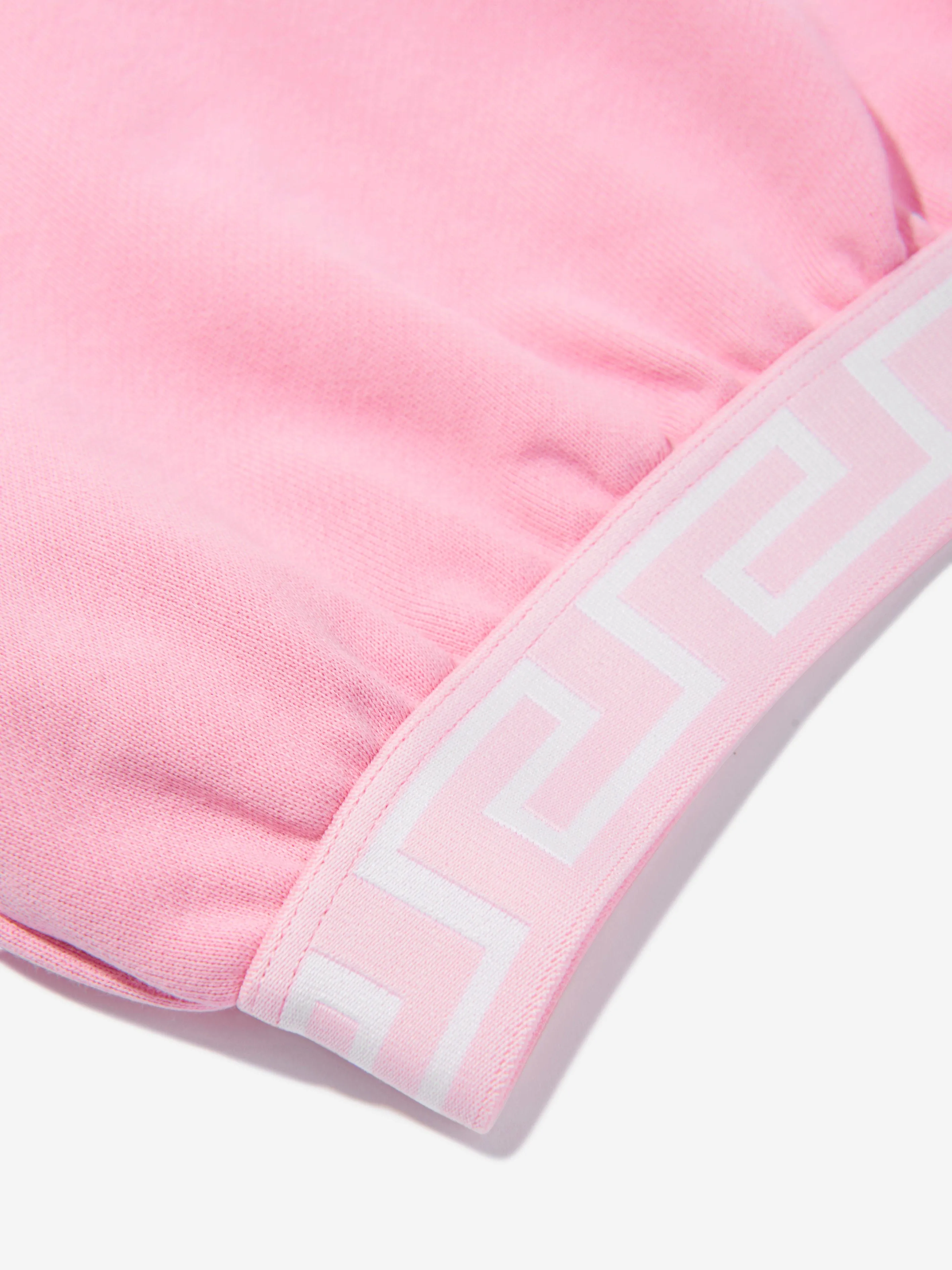 Versace Girls Logo Hoodie in Pink