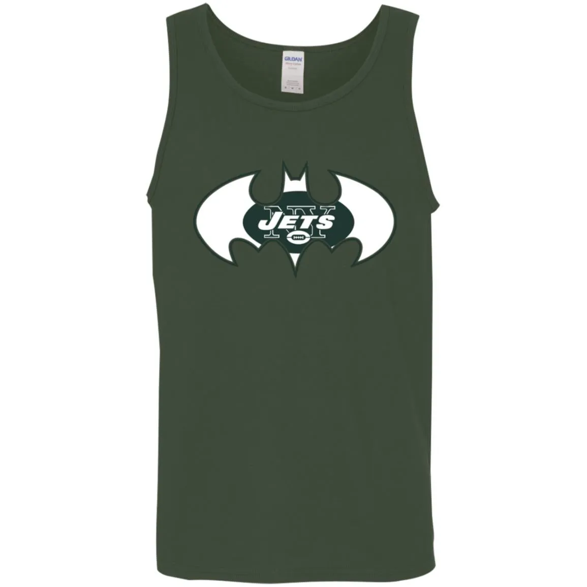 We Are The New York Jets Batman Nfl Mashup Men Cotton Tank