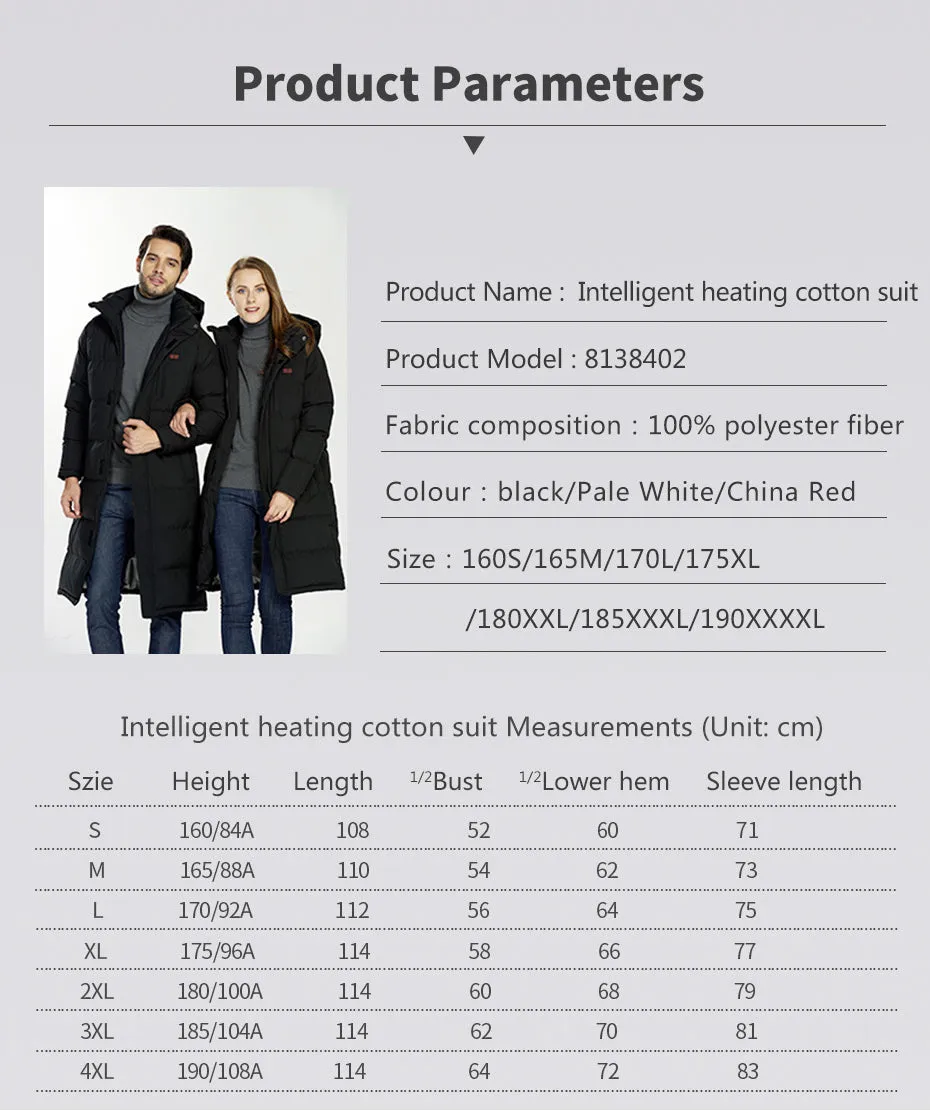 Women's Custom Long Heated Coat