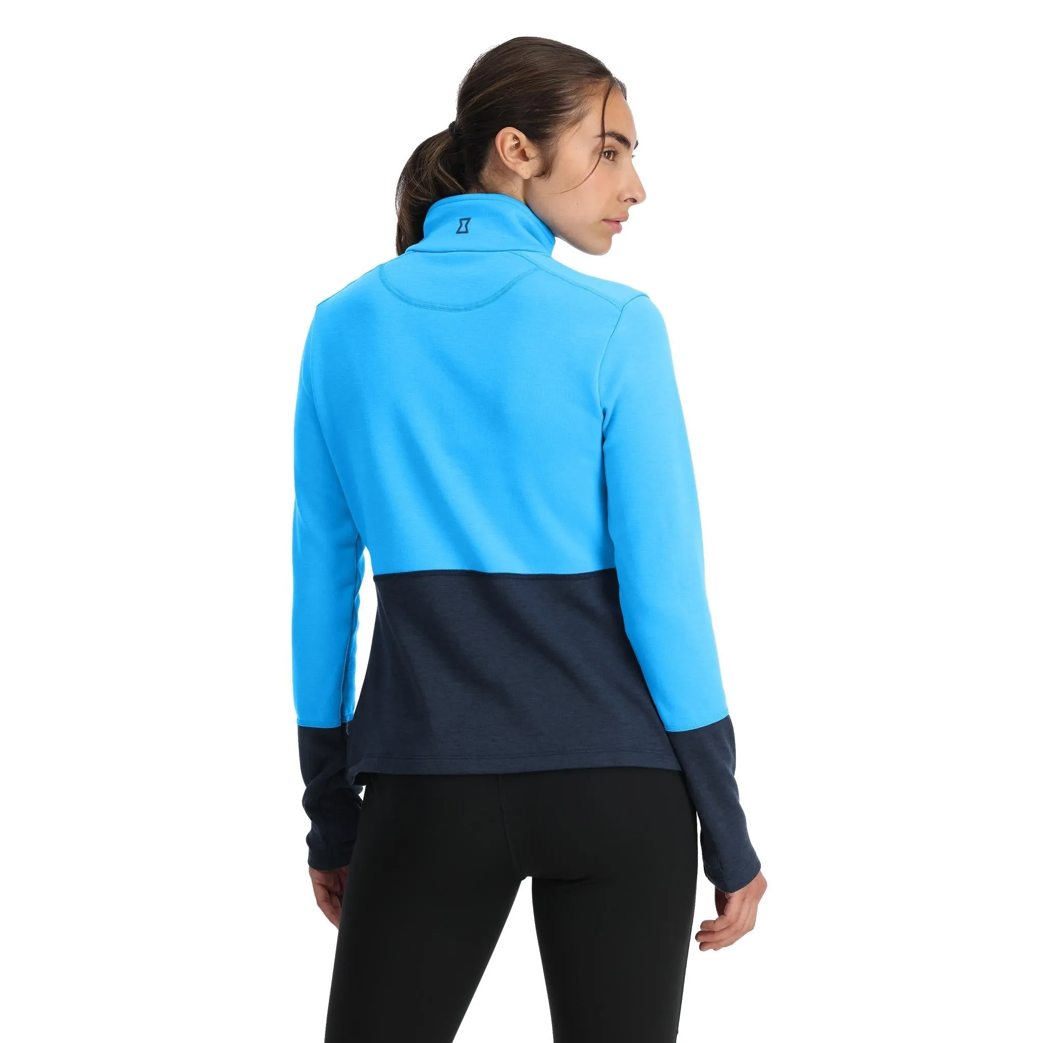 Womens Speed Fleece Half Zip - Aether Blue