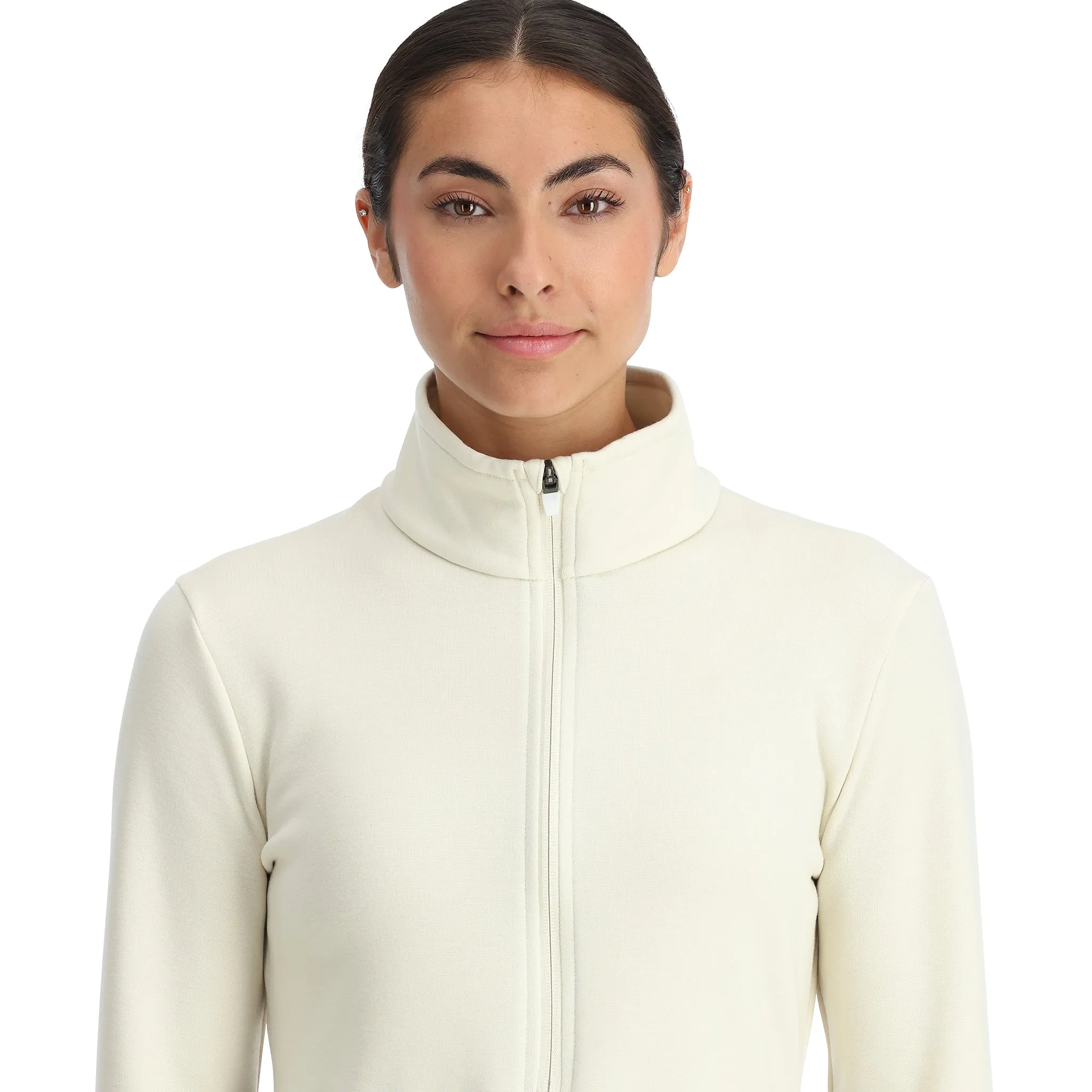 Womens Speed Fleece Half Zip - Concrete