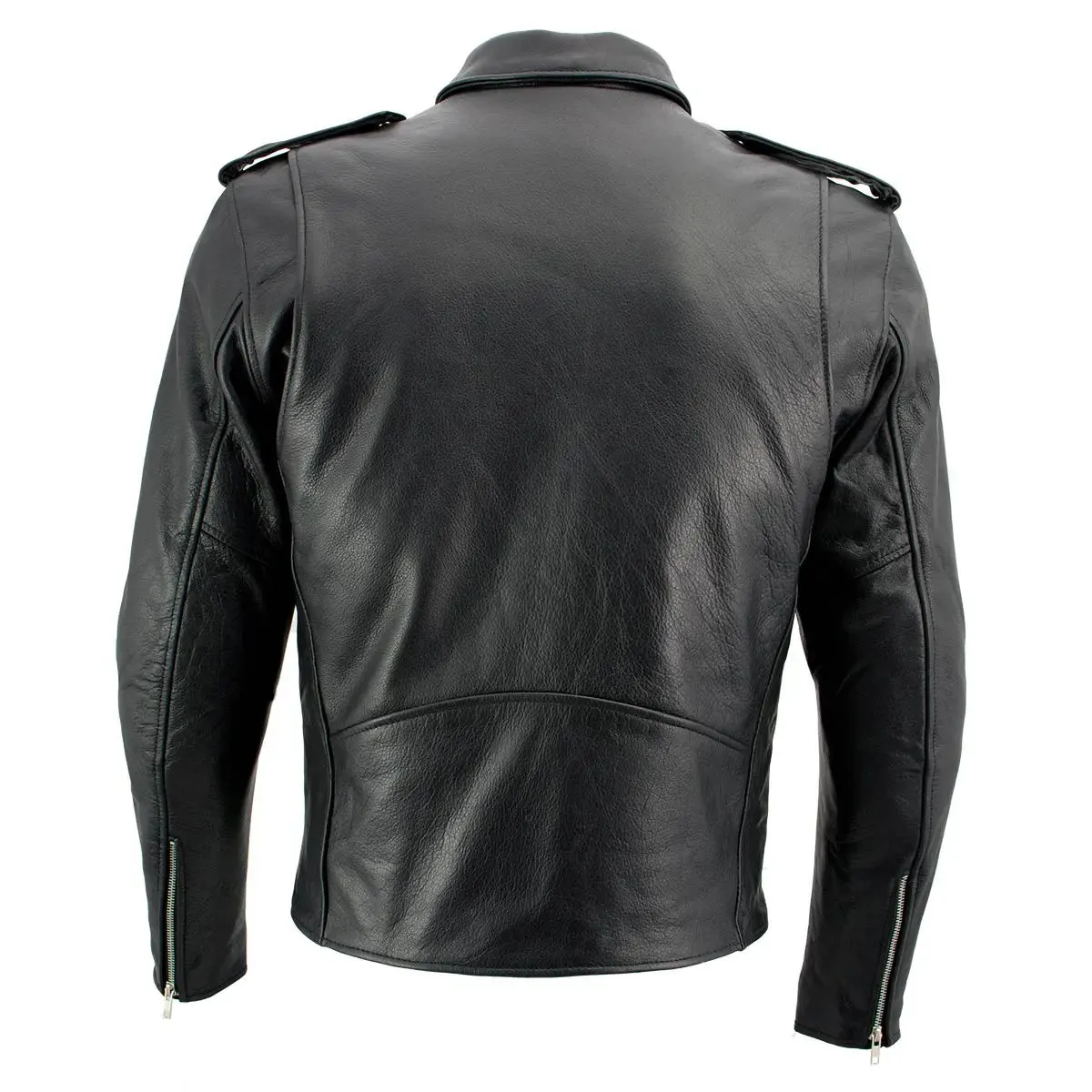 X Element Men's Leather Motorcycle Jacket