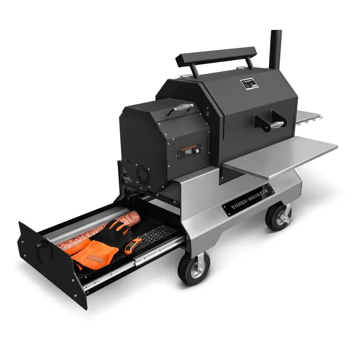 Yoder Smokers YS640S Competition Cart with Storage Drawer