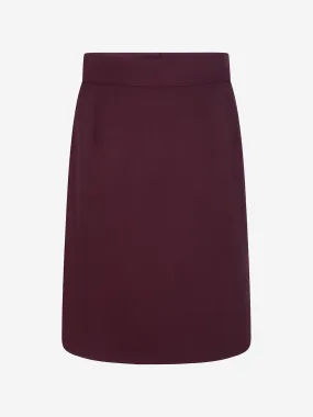 Zeco Girls School Pencil Skirt in Purple